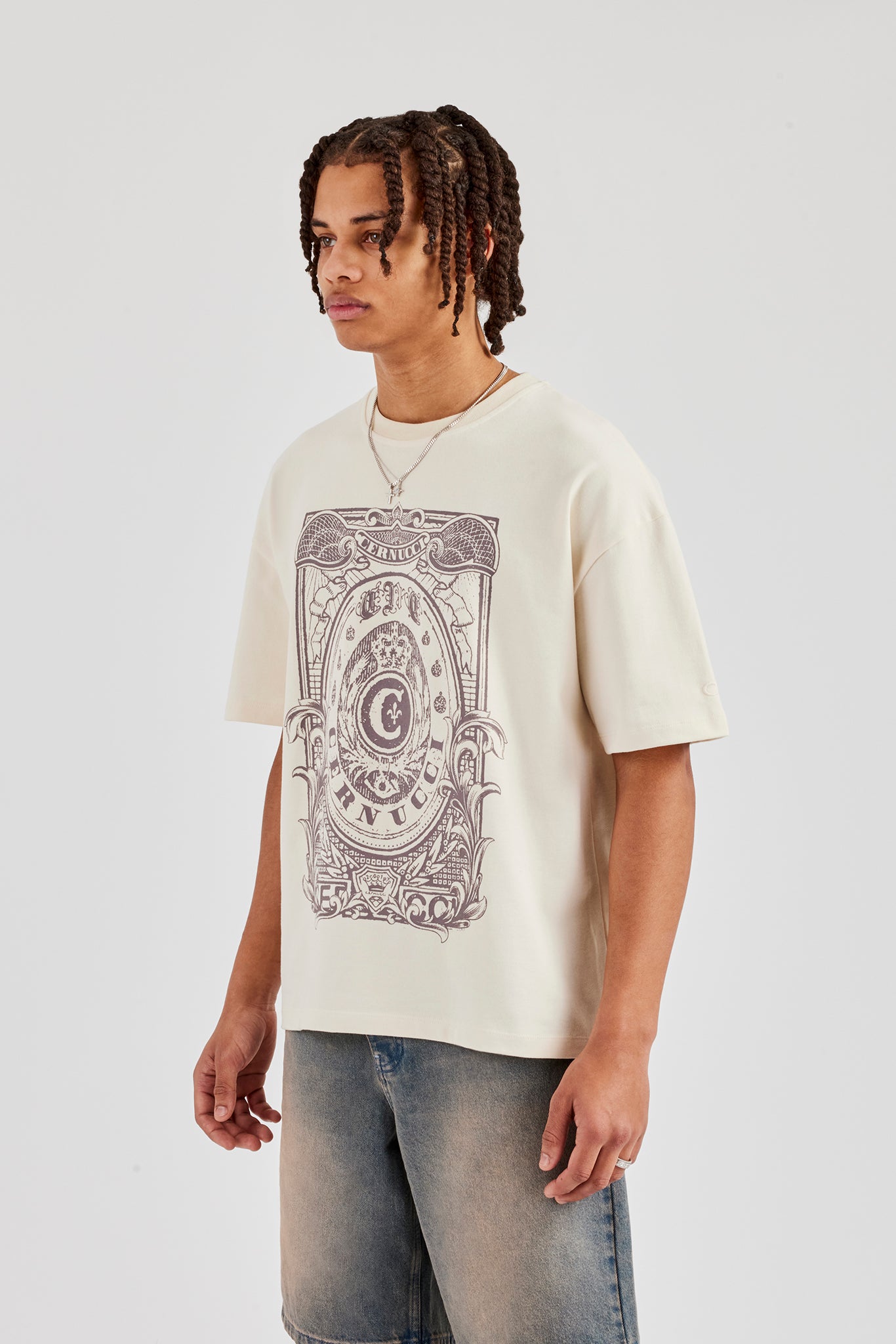 Washed Graphic Print T-Shirt